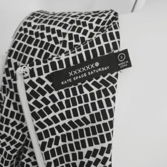 KATE SPADE Saturday Contemporary Mod Belted Shift Dress- Size S (New Never Used - Picture 12 of 16